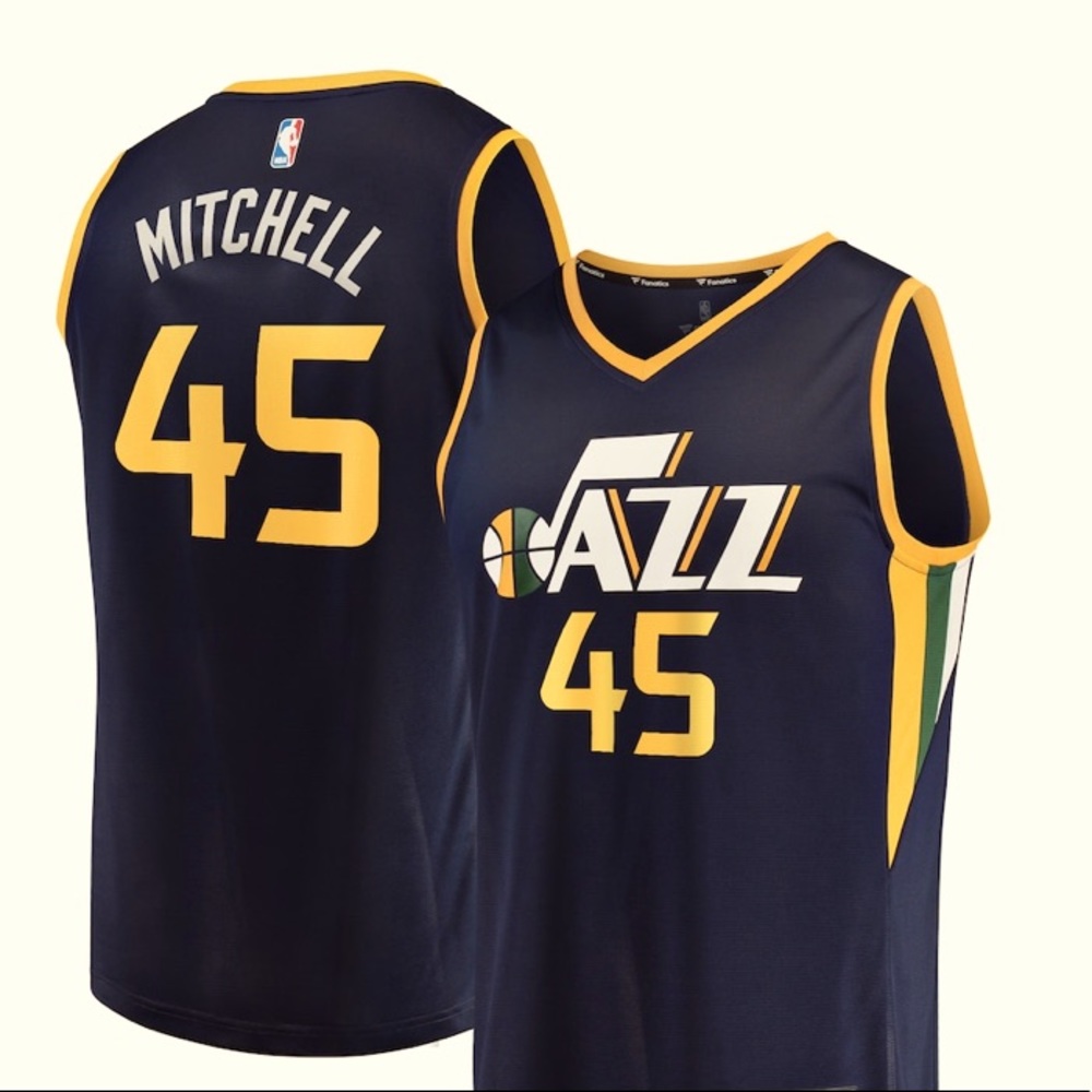 NBA Donovan Mitchell Utah Jazz 45 Youth Jersey